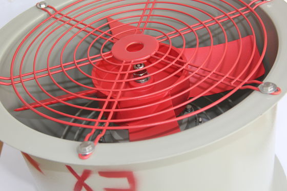 AC Powered Heavy Duty Explosion Proof Axial Fan untuk Area Berbahaya Pabrik Kimia