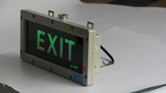 Lampu LED Proof Explosion Exit Sign BYY Series 3W Die-Cast Aluminium