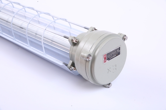 Daya tahan ATEX Lampu LED Linear tahan ledakan 100lm/w IP66 Untuk lingkungan basah Zona 21 dan 22 Tahan korosi