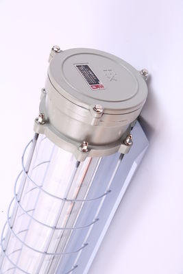 2x16W T6 Lampu LED Efisiensi Tinggi IP66 ATEX Aluminium Alloy + Kaca Kekerasan Led Lampu Linier Fluoresen