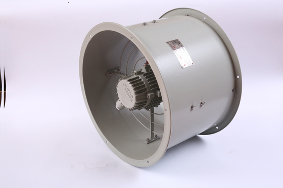 Kipas Aksial ATEX BAF 250-750W IP54 Dinilai Untuk Penyimpanan Bahan Kimia 4687 M3/min Ventilasi Tahan Ledakan CFM 2273-18250m3/h Tanda Ex Ex Db IIB