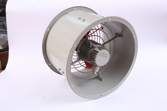 Kipas Aksial ATEX BAF 250-750W IP54 Dinilai Untuk Penyimpanan Bahan Kimia 4687 M3/min Ventilasi Tahan Ledakan CFM 2273-18250m3/h Tanda Ex Ex Db IIB