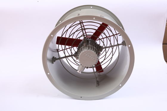 Kipas Aksial ATEX BAF 250-750W IP54 Dinilai Untuk Penyimpanan Bahan Kimia 4687 M3/min Ventilasi Tahan Ledakan CFM 2273-18250m3/h Tanda Ex Ex Db IIB