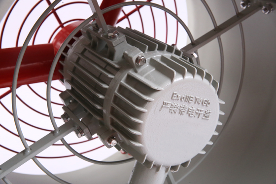 Kipas Aksial ATEX BAF 250-750W IP54 Dinilai Untuk Penyimpanan Bahan Kimia 4687 M3/min Ventilasi Tahan Ledakan CFM 2273-18250m3/h Tanda Ex Ex Db IIB