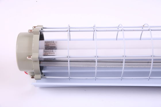 ATEX Lampu Linier LED tahan ledakan 100lm/w IP66 Untuk lingkungan basah Zona 21 dan 22 Tahan korosi Ex Db Eb IIC T6 Gb, Ex Tb IIIC T80°C Db awet