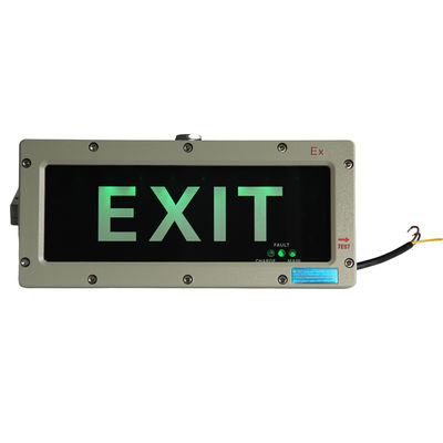 ATEX IP66 Waterproof Explosionproof Led Emergency Exit Light Ceiling Mounted 3W 90 menit darurat