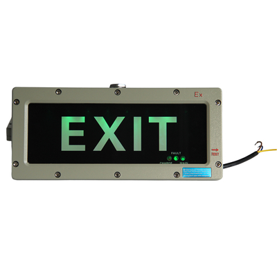 Ledakan Proof IP66 Waterproof Laut Emergency Exit Sign Light dengan Backup Baterai