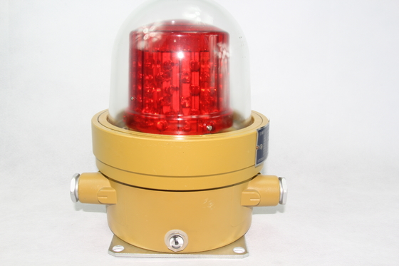 Berkualitas tinggi Merah/Transparent 5-40w Ledakan Proof Aviation Obstruction Light Pesawat Peringatan untuk Area Berbahaya