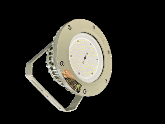 50000 jam Umur ATEX CNEX Bersertifikat Tahan Ledakan IP66 Lampu High Bay LED 100W 150W 200W untuk Lingkungan Minyak Gas Kimia Pertambangan Kelautan