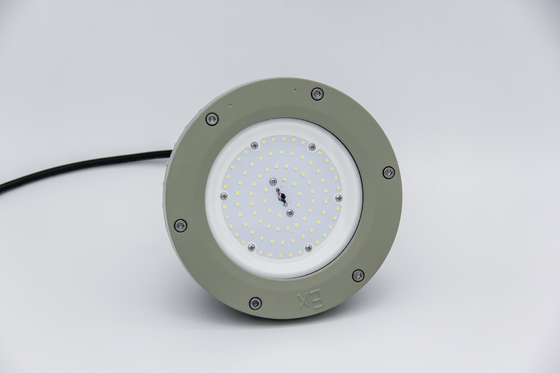 50000 jam Umur ATEX CNEX Bersertifikat Tahan Ledakan IP66 Lampu High Bay LED 100W 150W 200W untuk Lingkungan Minyak Gas Kimia Pertambangan Kelautan