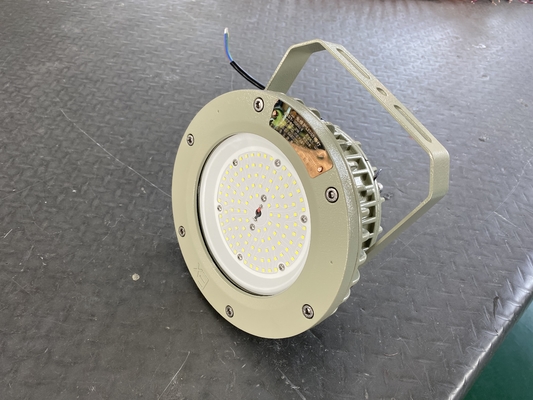 50000 jam Umur ATEX CNEX Bersertifikat Tahan Ledakan IP66 Lampu High Bay LED 100W 150W 200W untuk Lingkungan Minyak Gas Kimia Pertambangan Kelautan