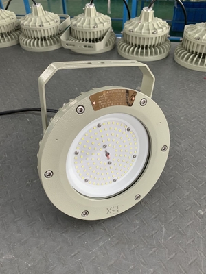Lampu High Bay LED Tahan Ledakan Kelas Industri IP66 Tahan Air 100W-200W dengan Sertifikasi ATEX CNEX untuk Aplikasi Zona Berbahaya 1 & 2