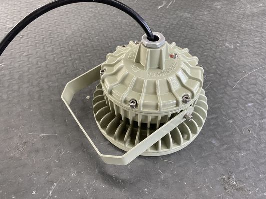 Ex IIC T6 IP66 anti pasir anti UV suhu lebar tahan ledakan lampu LED teluk tinggi untuk gudang berbahaya