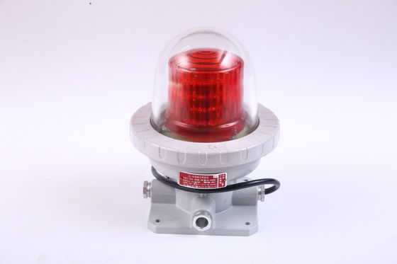 Berkualitas tinggi Merah/Transparent 5-40w Ledakan Proof Aviation Obstruction Light Pesawat Peringatan untuk Area Berbahaya
