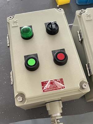 220V ATEX Ex Db IIC T6 Gb Ex-Proof Control Station Mudah dipasang Cocok untuk produksi