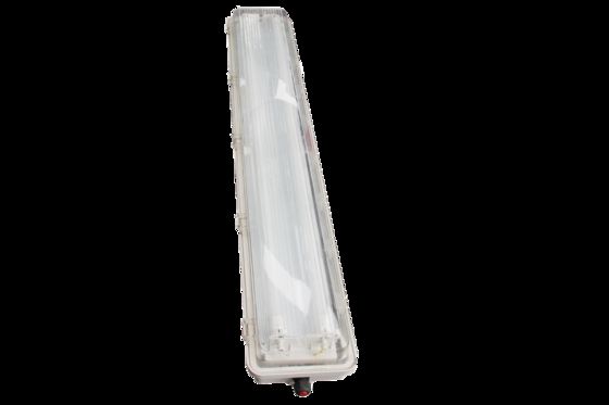 Lampu Linear LED IP66 Efisiensi Tinggi 18W 36W Tabung Tunggal/Ganda Tahan Air Lampu Ledak untuk Zona 1 Zona 2