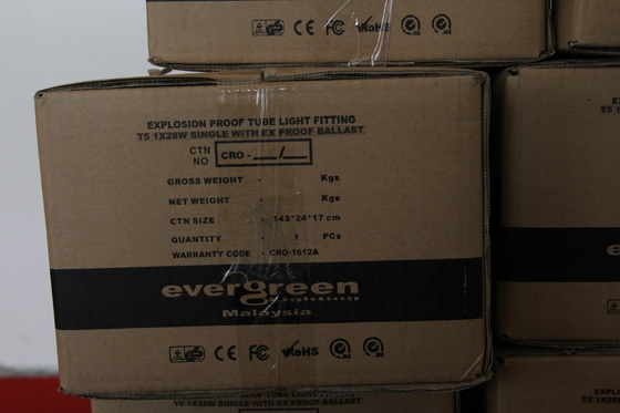 ATEX/IECEx/CNEX Disetujui Area Berbahaya Lampu LED, IP66 Rating, Garansi 5 Tahun, Daya Wattage dan Ukuran Disesuaikan Daya tahan BYS Seri Led Lampu Linier Proof Led dengan Sertifikasi Tiga