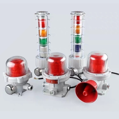 Lampu alarm tahan korosi tahan ledakan WF2 Divisi 1 Konsumsi daya 5-40W untuk industri petrokimia