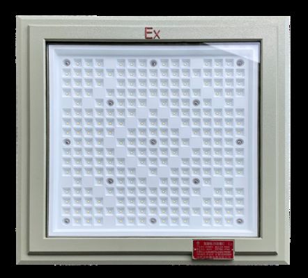 ATEX 18*18 Inch Square Shape Explosion Proof Light 100w 130lm/w Lampu Stasiun Bensin Dengan Garansi Lima Tahun