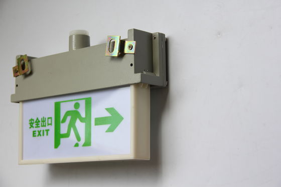 Voltage 90-300VAC 24 36VDC explosion proof exit emergency lights CRI Ra≥70 safe emergency lighting for hazardous locations