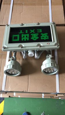 2*5w Double Head Wall Mounted 220VAC 50hz Led Emergency Light Dengan Sertifikat ATEX Untuk Area Berbahaya