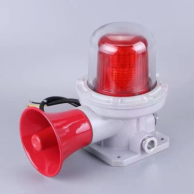 Lampu Alarm Terdengar dan Visual Tahan Ledakan LED untuk lingkungan industri dengan frekuensi berkedip 150 kali/menit