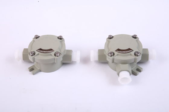 IP66 Cast Aluminium Waterproof 220V/380VAC 1-5Way Explosion Proof Junction Box untuk Area Berbahaya Industri Gudang