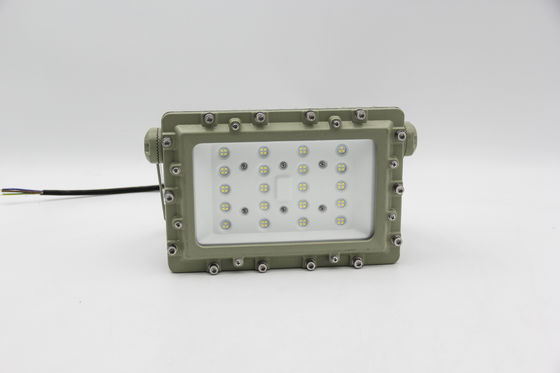 Sertifikasi ATEX/IECEx Bahan Paduan Aluminium Lampu Sorot LED Tahan Ledakan Lampu Anti Korosi IP66 WF2