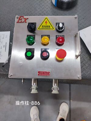 Kotak Sambungan Tahan Ledakan Baja Tahan Karat Lubang yang Dapat Disesuaikan M/G/NPT Exd II C T6 Gb Ex-Mark