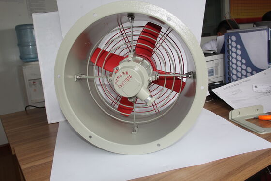 High Efficiency IP66 WFI Aluminum Alloy Louvers Explosion-Proof AC/DC Roof Exhaust Axial Flow Fan ATEX