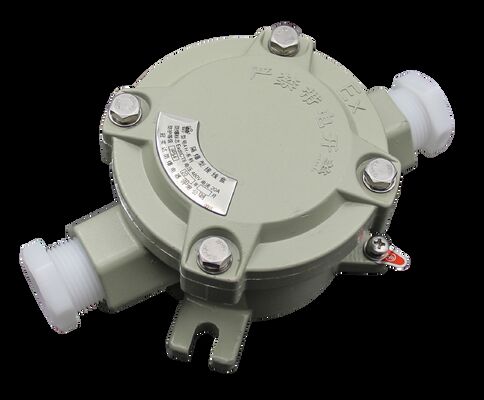 IP66 Cast Aluminium Waterproof 220V/380VAC 1-5Way Explosion Proof Junction Box untuk Area Berbahaya Industri Gudang