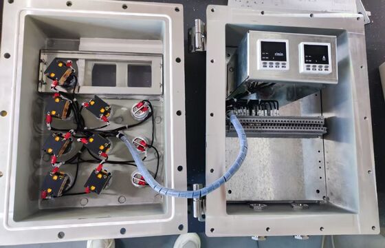 Panel Kontrol Distribusi IIB T4 ATEX Flameproof Panel Kontrol Tahan Ledakan Flameproof Aluminium Alloy Enclosure Untuk Penggunaan Minyak & Gas