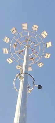 Lampu sorot daya tinggi tahan ledakan untuk penggunaan tiang tinggi di area tangki dengan Sertifikasi ATEX/IECEx