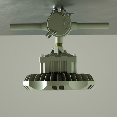 lampu high bay tahan ledakan dengan masa pakai lebih dari 50000 jam dan THD di bawah 20 persen, ideal untuk aplikasi pencahayaan zona berbahaya