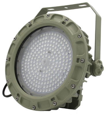 Ex IIC T6 ATEX IECEx IP66 WF2 anti ledakan semprotan garam lampu teluk tinggi 50w-240w untuk platform pengeboran lepas pantai