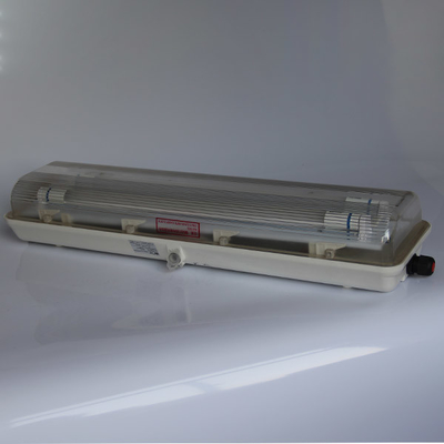 Lampu Fluorescent LED Tahan Ledakan Baja Tahan Karat IP66 Tabung T5 T8 Atex