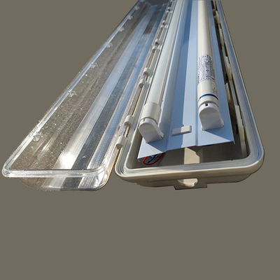 Lampu Anti Ledakan LED Liner IP66 220V Tabung T5 T8 Bersertifikasi ATEX untuk Area Berbahaya