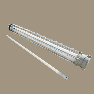 Ip66 1.2M 4Ft Led Lampu Linier Proof Explosion Industrial 18-36W Double Tube Proof Explosion Lampu Fluoresen