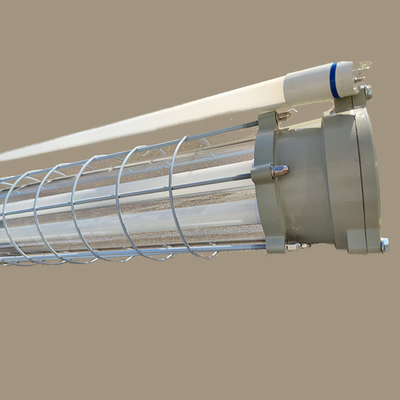 Ip66 1.2M 4Ft Led Lampu Linier Proof Explosion Industrial 18-36W Double Tube Proof Explosion Lampu Fluoresen