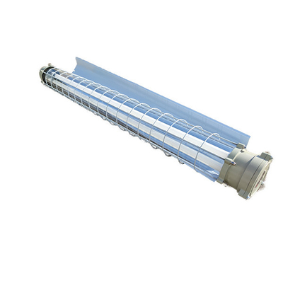 EX 2 * 20w tabung LED ganda Lampu Fluoresen 100Lm / W 12 inci 18 inci Led Lampu Linier Proof Led