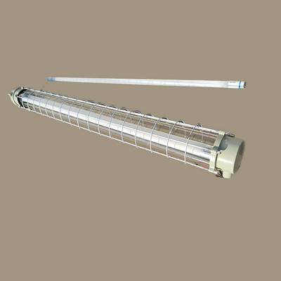 Ex Db Eb IIC T6 Gb/Ex Tb IIIC T80C Db 600mm Lampu Fluoresen Buktinya Ledakan untuk Zona 1 2 Kelas Keamanan II