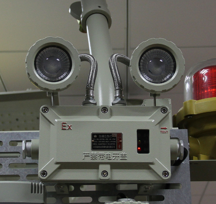 2*5w Double Head Wall Mounted 220VAC 50hz Led Emergency Light Dengan Sertifikat ATEX Untuk Area Berbahaya