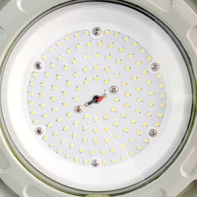 Lampu High Bay LED Tahan Ledakan Gantung UFO 100W 200W 60W Tahan Korosi Tri Proof Untuk Industri