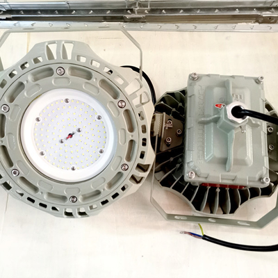 Ledakan Proof High Bay Light 50W / 100W / 150W / 200W Aluminium 5000K Penggunaan Garasi Pabrik Industri