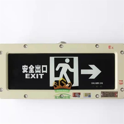 3W 100lm/w tahan air IP65 lampu peringatan darurat LED tahan ledakan