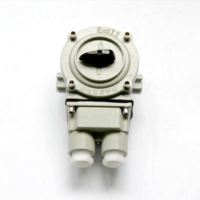 10 Switch Transfer Rotary Selector Cnx yang Buktinya Ledakan Zona 1/2 & 21/22, 220 VAC, Aluminium