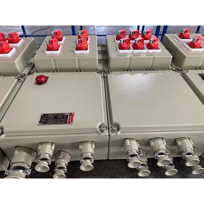 IP65 Papan kontrol listrik yang dipasang di dinding dari baja tahan karat AC 220V/380V Ex Proof Control Panel