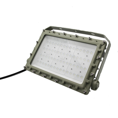 135lm/w Flame Proof Flood Light Gudang Stasiun Gas Pembangkit Kimia Ip66 50-240W