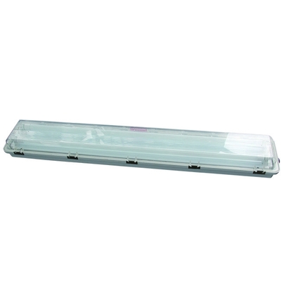 ATEX & IECEx Sertifikasi Ledakan Proof Lampu Fluoresen ♪ IP66 Flameproof Lampu Linear untuk Area Berbahaya