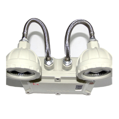 2*5w Double Head Wall Mounted 220VAC 50hz Led Emergency Light Dengan Sertifikat ATEX Untuk Area Berbahaya